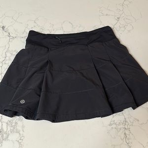 Size 4 lululemon black tennis skirt.